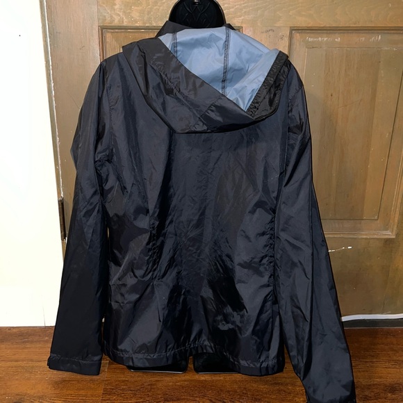Columbia Black Switchback Waterproof Nylon Long Sleeve Zip Up Jacket Size L - Picture 7 of 13